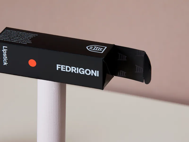 Étui de rouge à lèvres en papier Fedrigoni