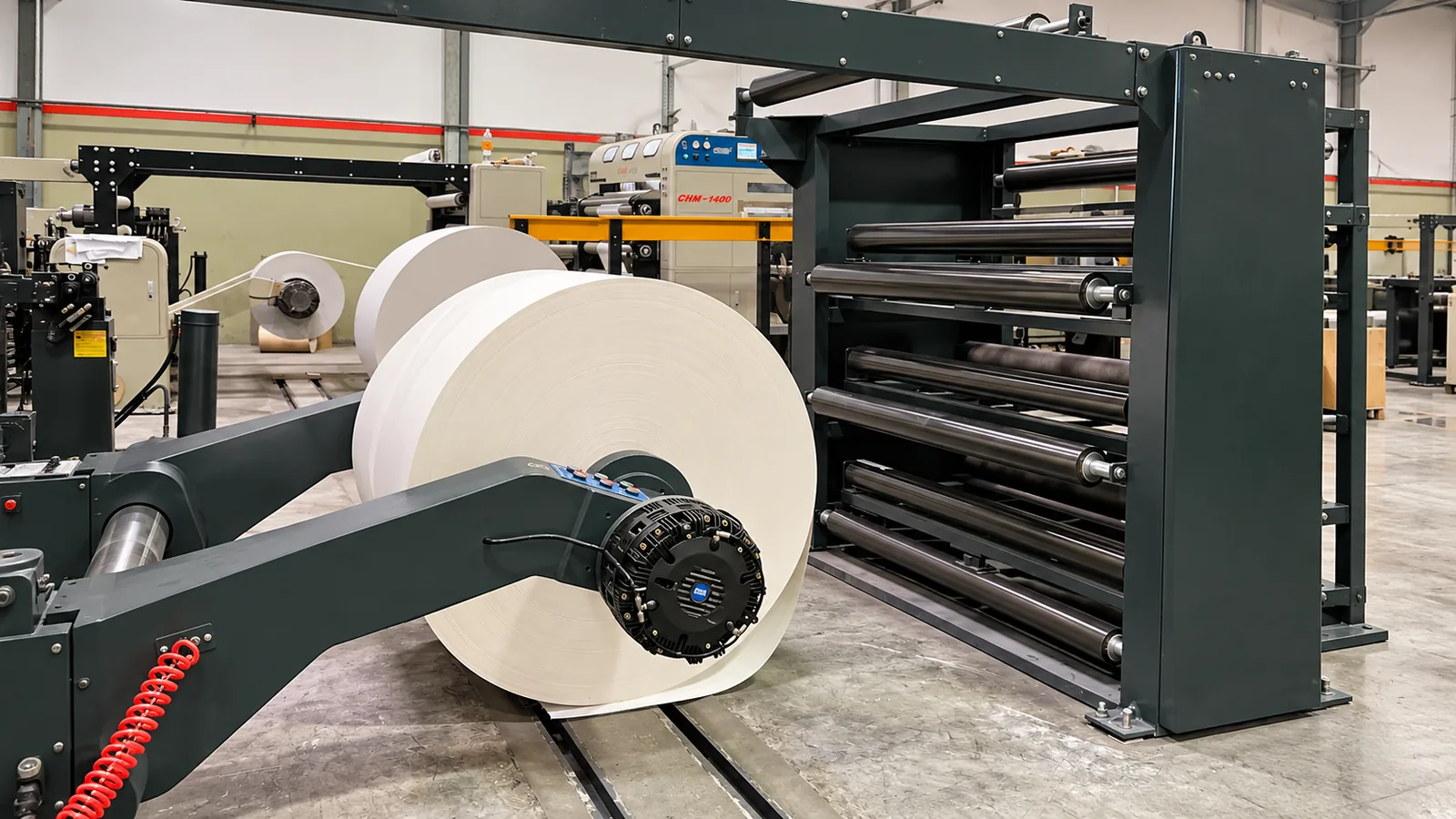 Machine de découpe de bobines